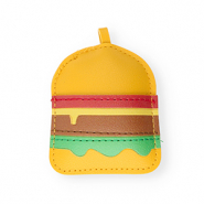 Statement-Anhänger Hamburger Dark yellow-green-brown-red