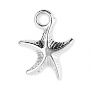 Metall Anhänger Seestern Silver