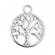 Metall Anhänger Lebensbaum Silver