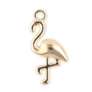 Metall Anhänger Flamingo Gold