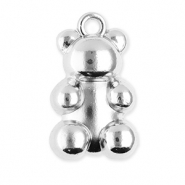 Metall Anhänger Bär Silver