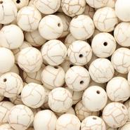 Perlen Keramik 12 mm White