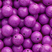 Perlen Keramik 16 mm Purple