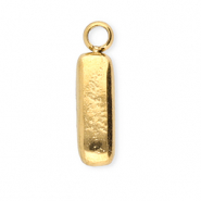 Stainless Steel - Rostfrei Stahl Anhänger Buchstaben I Gold