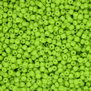 Glasperlen Rocailles 12/0 (2 mm) Lime green