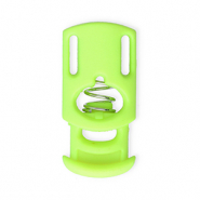 Farbiges Zubehör Kordelstopper Rechteck Neon green