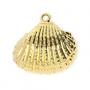 Muschel Anhänger Specials Herzmuschel Gold