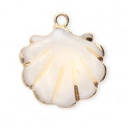 Muschel Anhänger Specials Jakobsmuschel White-gold