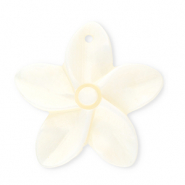 Muschel Anhänger Specials Blume White