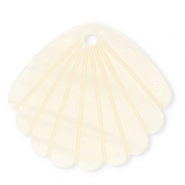 Muschel Anhänger Specials Jakobsmuschel White