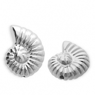 Acrylperlen Muschel Silver
