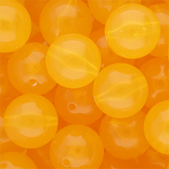 18 mm DQ® Acrylperlen shiny Warm yellow