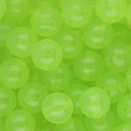 12 mm DQ® Acrylperlen shiny Light green