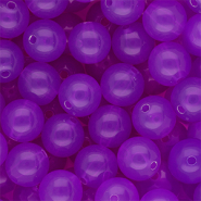 12 mm DQ® Acrylperlen shiny Purple