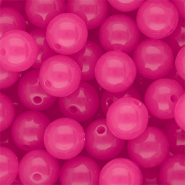 12 mm DQ® Acrylperlen shiny Magenta pink