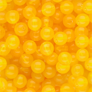 10 mm DQ® Acrylperlen shiny Warm yellow