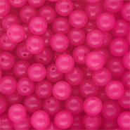 10 mm DQ® Acrylperlen shiny Magenta pink