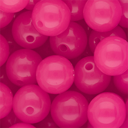 16 mm DQ® Acrylperlen shiny Magenta pink