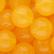 20 mm DQ® Acrylperlen shiny Warm yellow