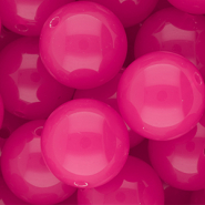 20 mm DQ® Acrylperlen shiny Magenta pink