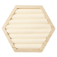 Schmuckdisplay für Ringe Natural-beige