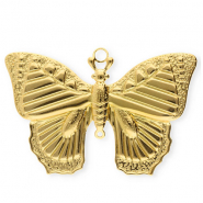 Stainless Steel - Rostfrei Stahl Anhänger Schmetterling Gold