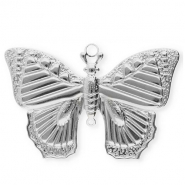Stainless Steel - Rostfrei Stahl Anhänger Schmetterling Silver