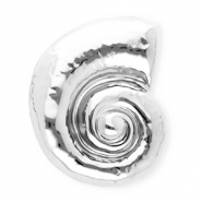 Stainless Steel - Rostfrei Stahl Statement Broschen Schnecke Silver