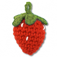 Gehäkelte Erdbeere Red-green