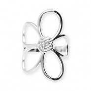 Ringe aus Stainless Steel - Rostfreiem Stahl Blume Silver