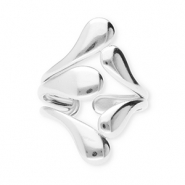 Ringe aus Stainless Steel - Rostfreiem Stahl Tropfen Silver