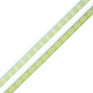 BY31® Schmuckband mit Tekst Spirale Green-turquoise blue