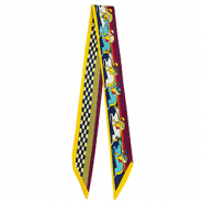 Bandana Schal mit Pferde Yellow-dark blue-red