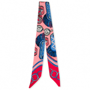 Bandana Schal mit Patrone Red-pink-blue