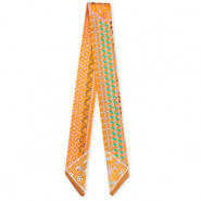 Bandana Schal mit Rhombus Light orange-light pink-light brown