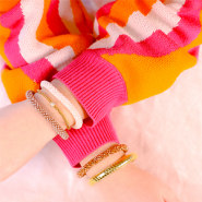 Neu Neue glitzernde Top-Facettperlen-Armbänder