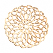 Bohemian Zwischenstücke rund 15mm Gold