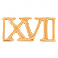 DQ Metall Zwischenstück Römische #16 "XVI" Rosegold (nickelfrei)