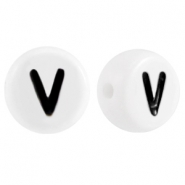 Acryl Buchstaben V Weiss