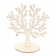 Schmuckdisplay Baum Holz Natural (natürliche Farbe Holz)