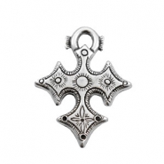 Metall Anhänger TQ Keltisches Kreuz Antique silber