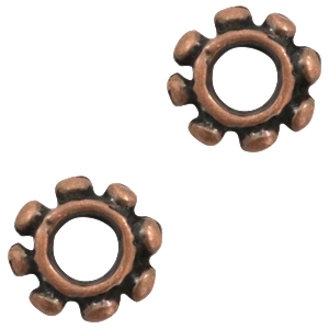 Metall Perlen TQ Bali ring Kupfer (nickelfrei)