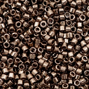 Miyuki Perlen delica's 11/0 Metallic dark bronze