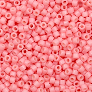 Miyuki Perlen delica's 11/0 Duracoat opaque dyed guava pink