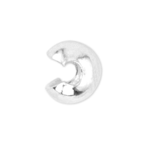 Beadalon Quetsch-Kaschierperlen 5mm Silber