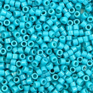 Miyuki Perlen delica's 11/0 Duracoat opaque dyed azure DB-2133