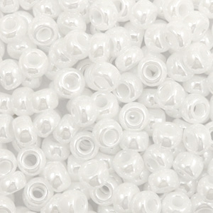 Miyuki Rocailles 6/0 Ceylon white pearl 6-528