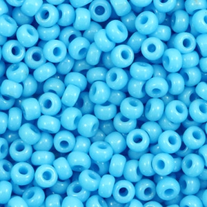 Miyuki Rocailles 8/0 Opaque turquoise blue 8-413