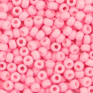 Miyuki Rocailles 8/0 Duracoat opaque light carnation pink 8-4466