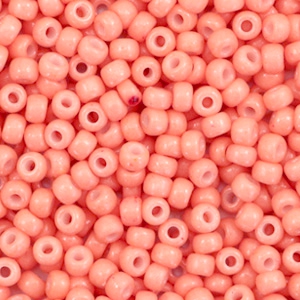 Miyuki Rocailles 8/0 Duracoat opaque dark salmon pink 8-4462
